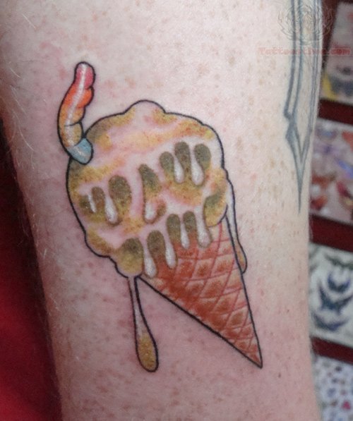 Rotten Ice Cream Tattoo